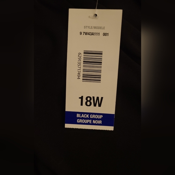 🌟🌊Alia Plus Size Pull-On Pants: Black, Size 18W, New with Tags!"🌊🌟 - Picture 4 of 5